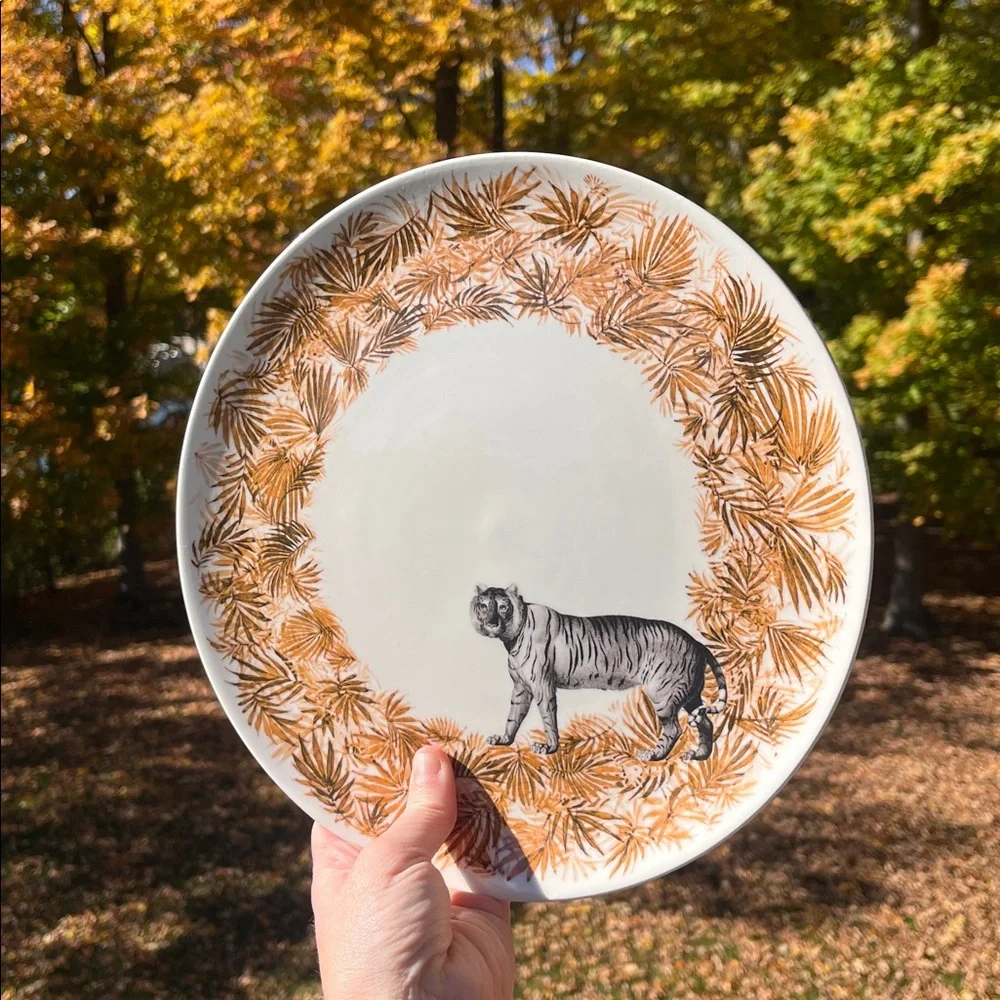 Laboratorio Paravicini “Jungle” 23cm Plates – Set of 4 Handcrafted - Picture 13 of 17